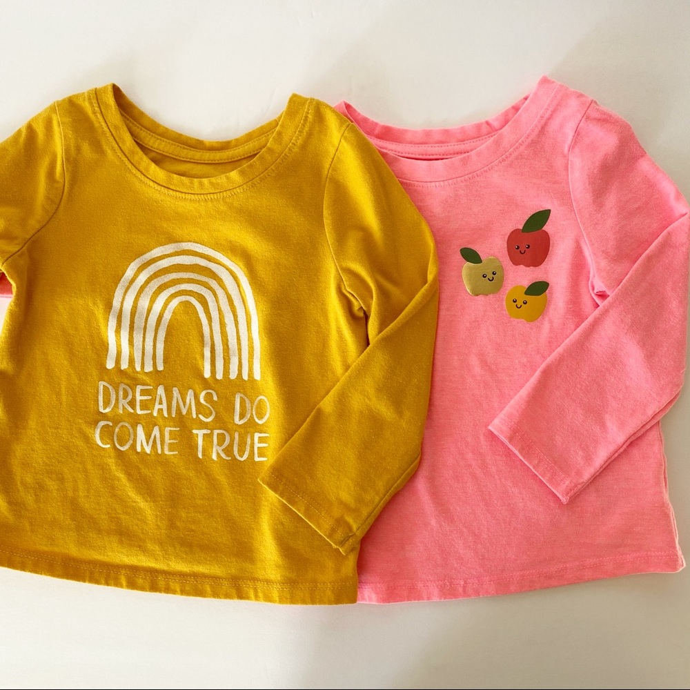 Toddler long sleeve shirts (2)